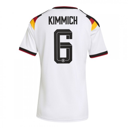 Stroje piłkarskie Niemcy Joshua Kimmich #6 Koszulka Podstawowej dla damskie MŚ 2026 Krótki Rękaw